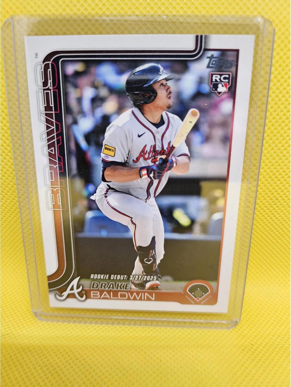 Drake Baldwin (RC) 2025 Topps Update  #US113 - Braves ROY 2025 - RAW Mint - Picture 1 of 2